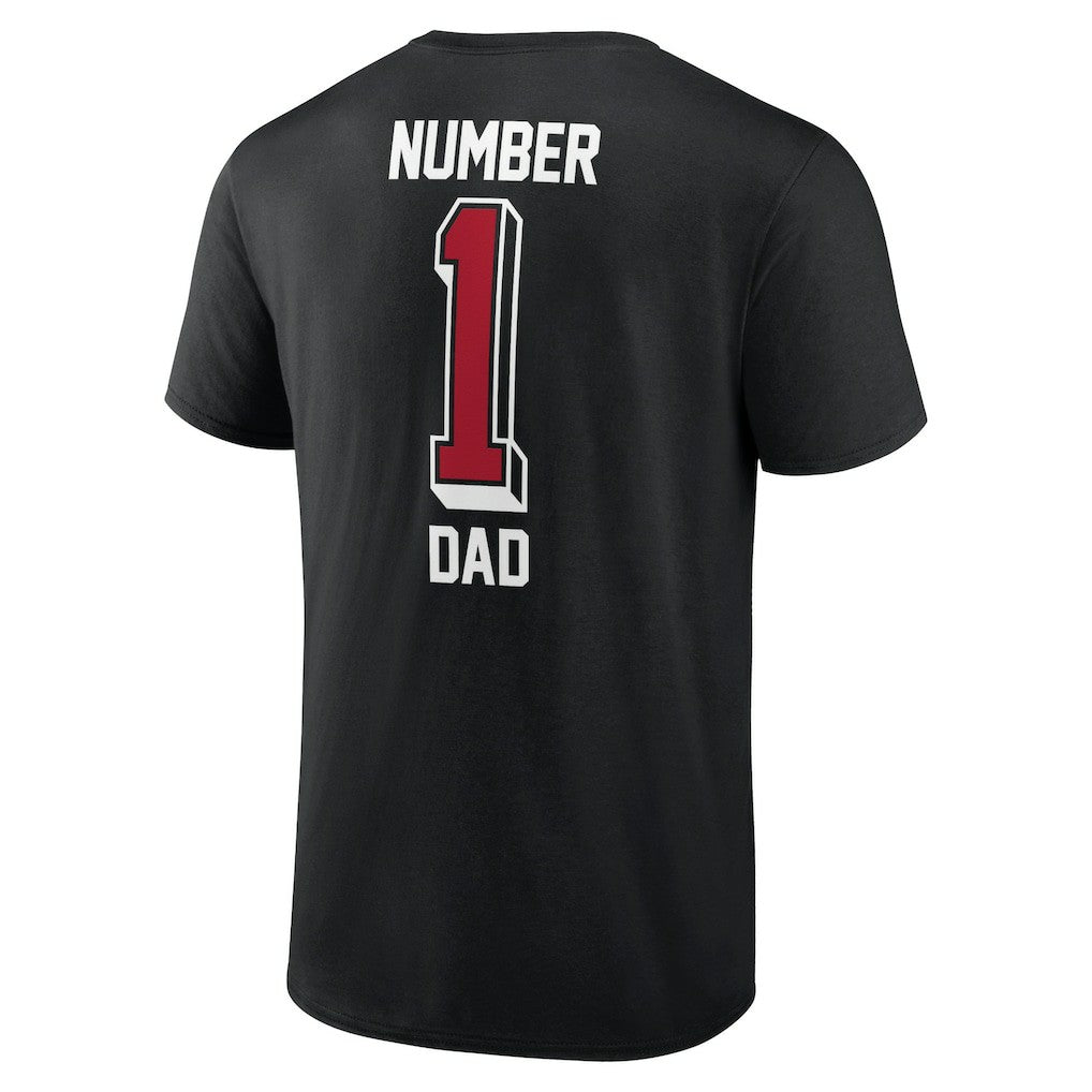 Atlanta Falcons Number One Dad T-Shirt Black - NFL