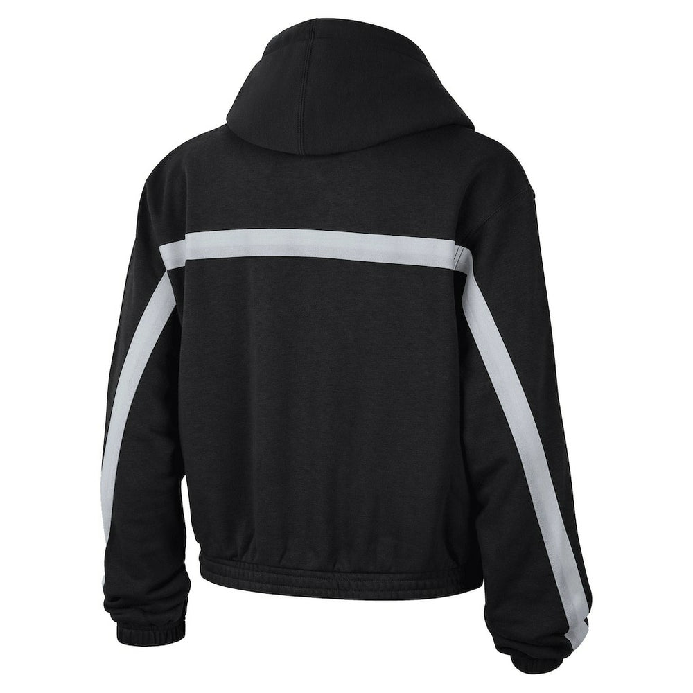 NBA - Brooklyn Nets Jordan Brand Women's Courtside Statement Edition Pullover Hoodie - Black