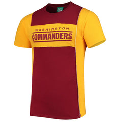 Washington Commanders Refried Apparel Split Side T-Shirt Burgundy - NFL