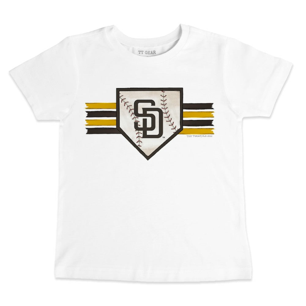 San Diego Padres Tiny Turnip Youth Base Stripe T-Shirt Online