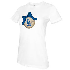 Los Angeles Dodgers Tiny Turnip Women's Baseball Bow T-Shirt Online