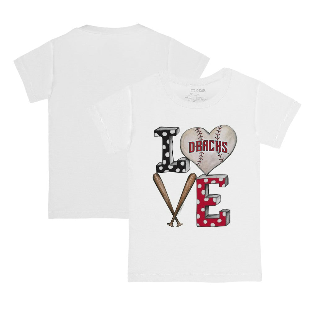 Arizona Diamondbacks Tiny Turnip Youth Baseball Love T-Shirt for sale