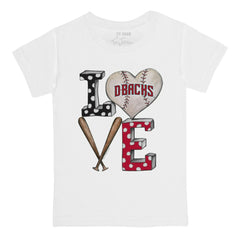 Arizona Diamondbacks Tiny Turnip Youth Baseball Love T-Shirt for sale