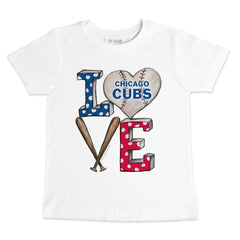 Chicago Cubs Tiny Turnip Youth Baseball Love T-Shirt Sale