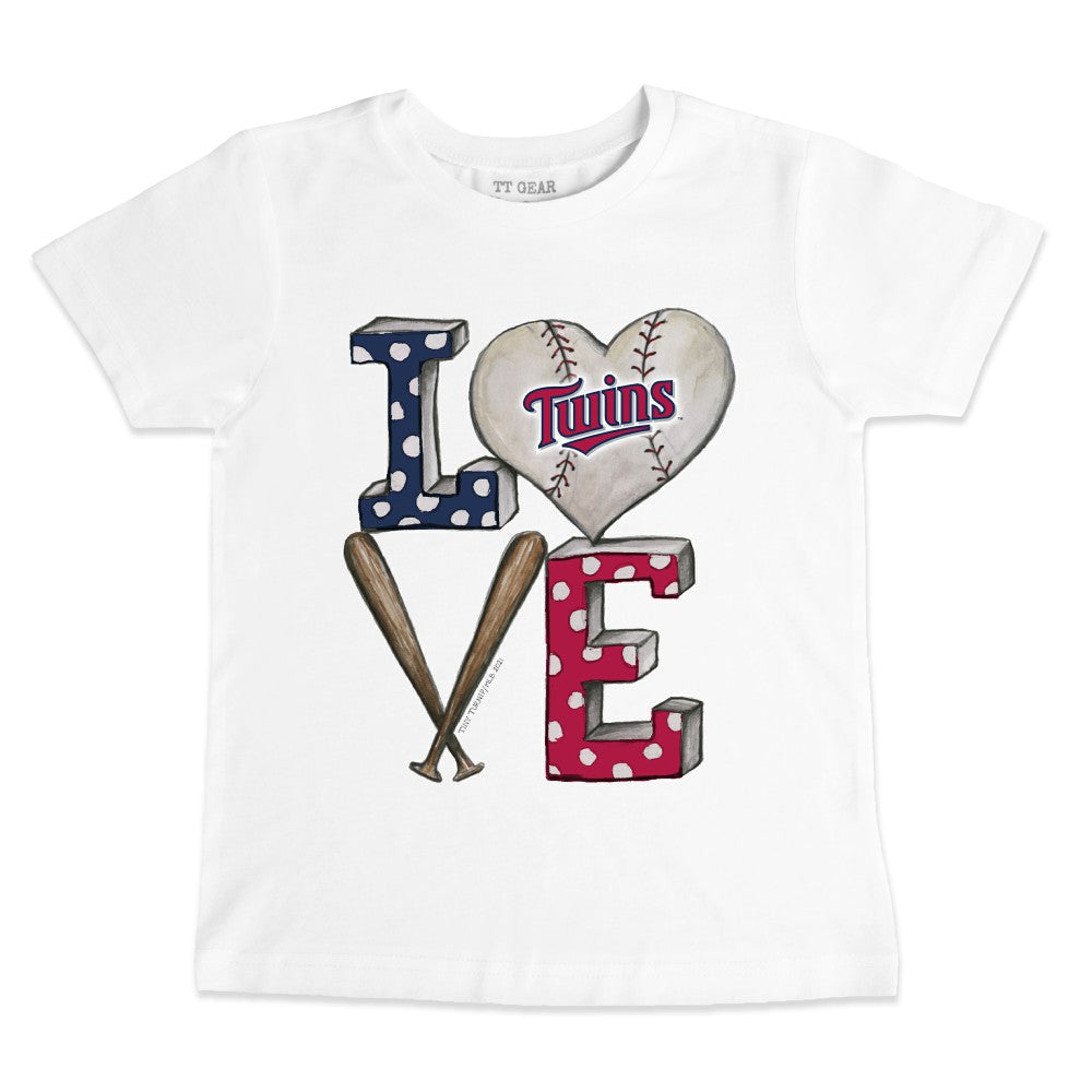 Minnesota Twins Tiny Turnip Youth Baseball Love T-Shirt Online