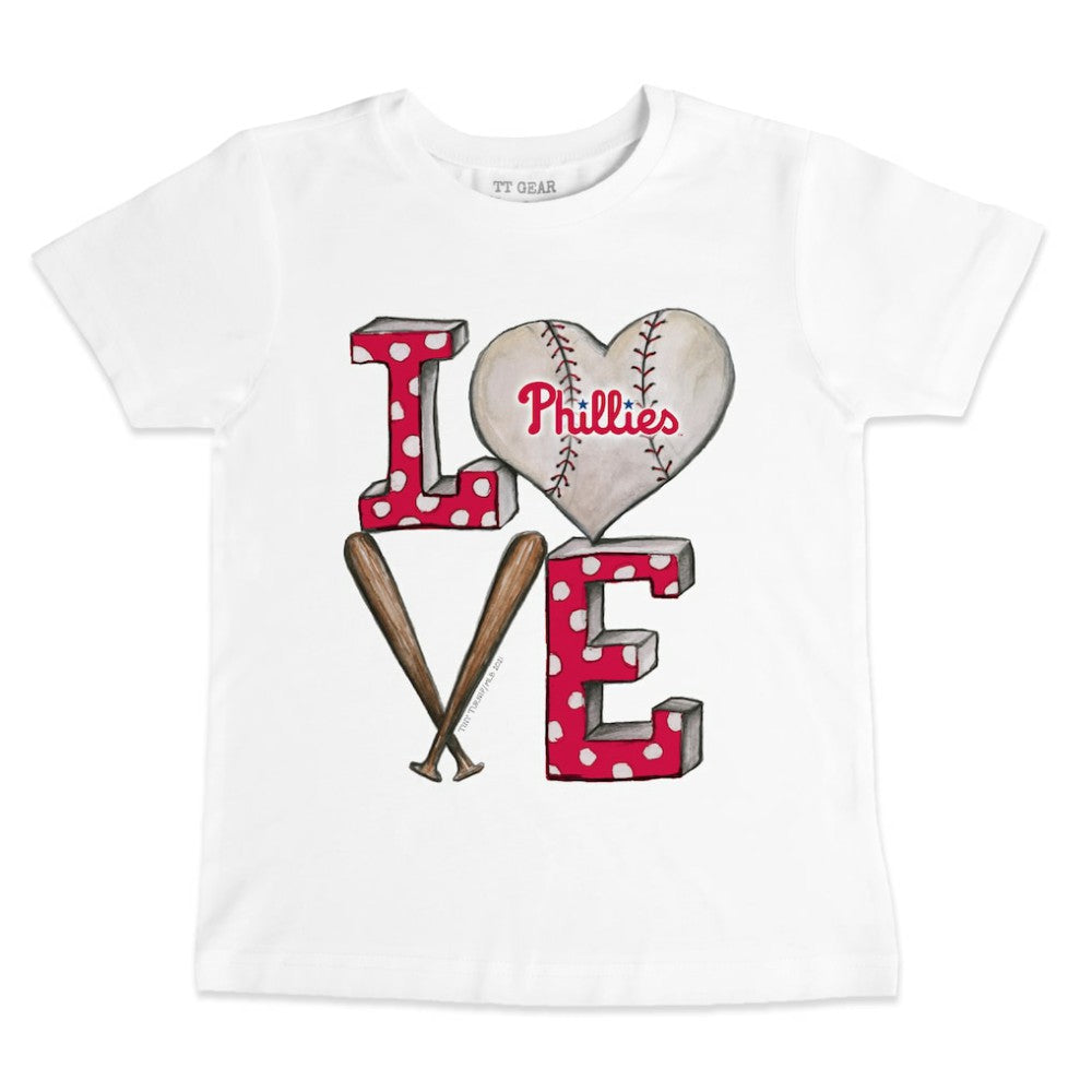Philadelphia Phillies Tiny Turnip Youth Baseball Love T-Shirt Near Me