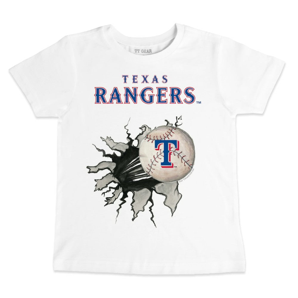 Texas Rangers Tiny Turnip Youth Baseball Tear T-Shirt On Sale