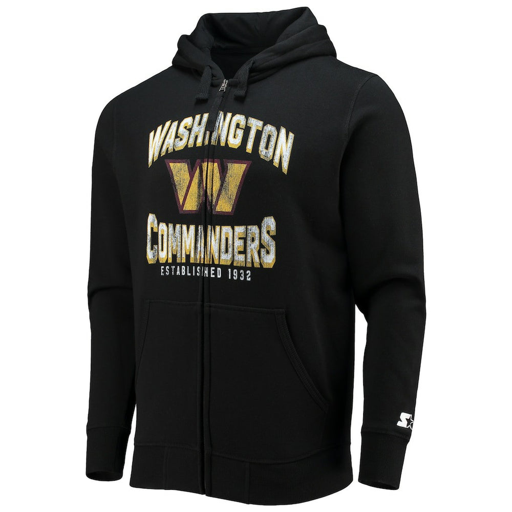 Washington Commanders Starter Post-Season Full-Zip Hoodie Black - NFL
