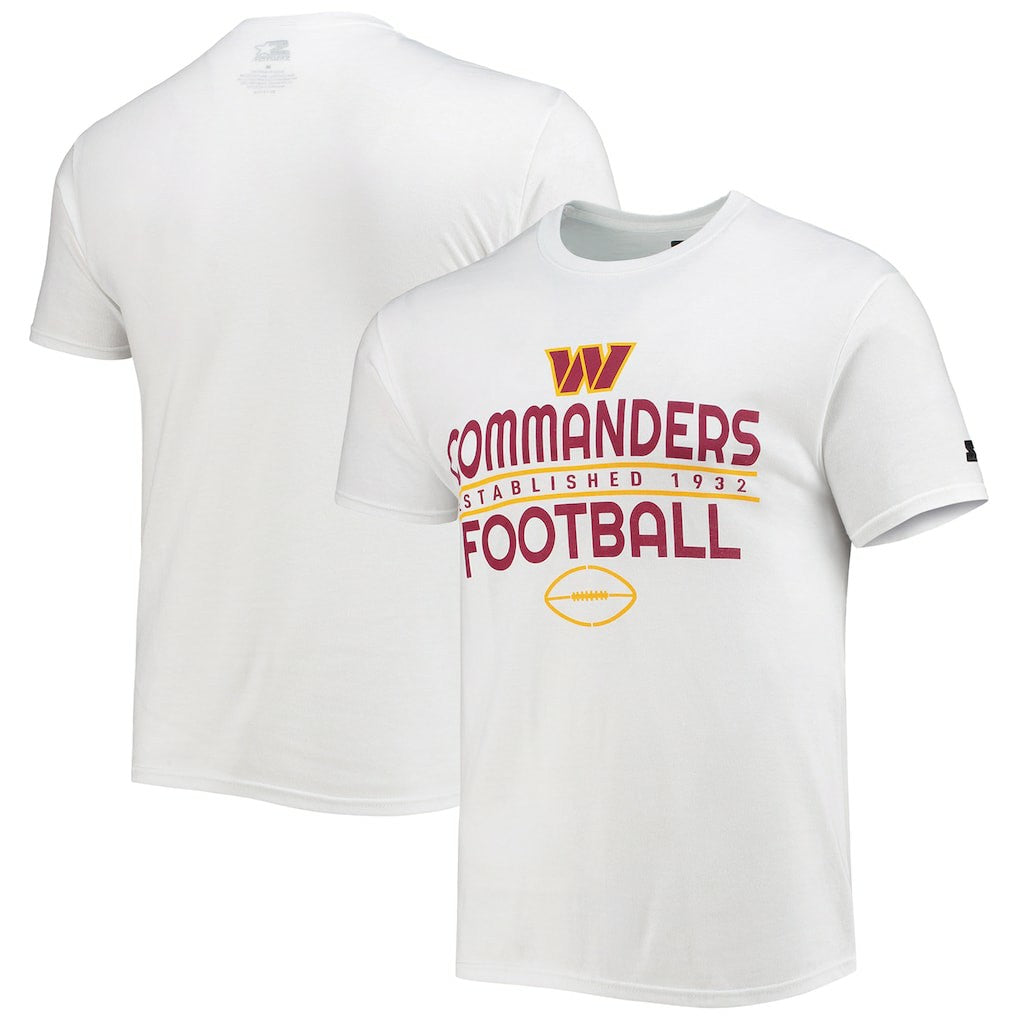Washington Commanders Starter Prime Time T-Shirt White - NFL