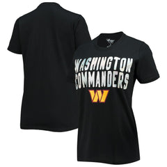 Washington Commanders G-III 4Her by Carl Banks Women's Endzone T-Shirt Black - NFL