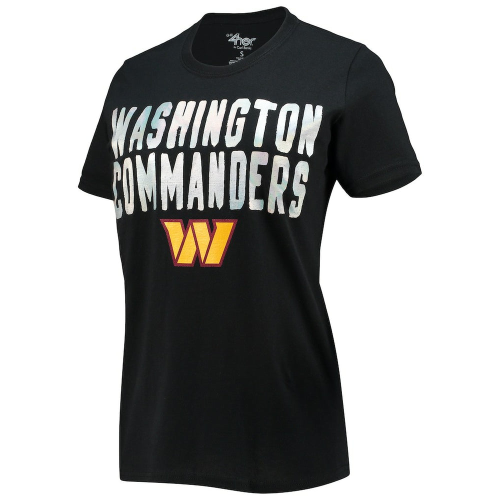 Washington Commanders G-III 4Her by Carl Banks Women's Endzone T-Shirt Black - NFL