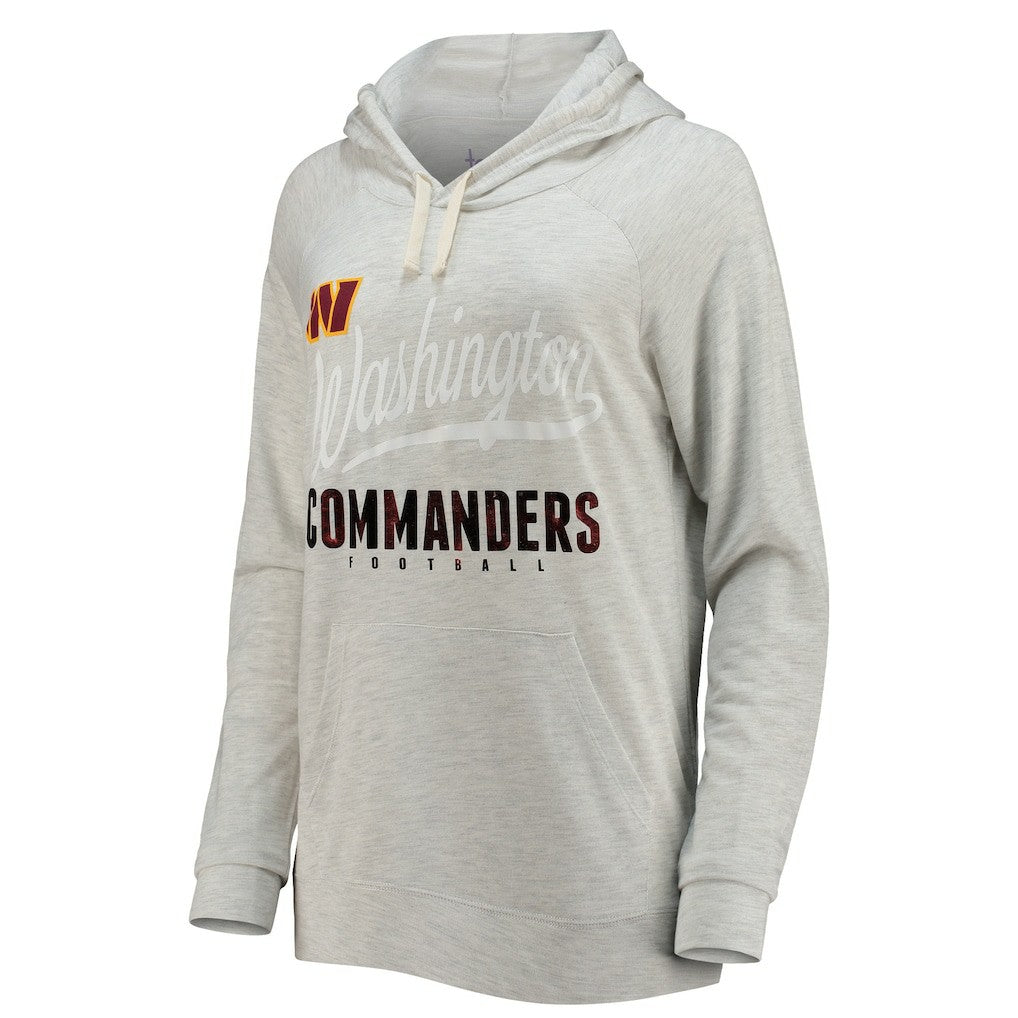 Washington Commanders Touch Women's Pre-Game Raglan Pullover Hoodie Oatmeal - NFL