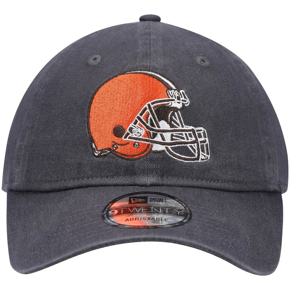 Cleveland Browns New Era Icon Core Classic 2.0 9TWENTY Adjustable Hat Graphite - NFL