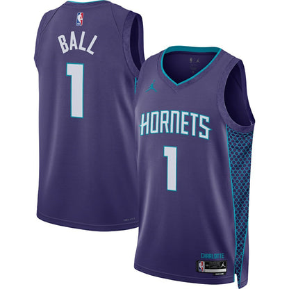 LaMelo Ball Charlotte Hornets Jordan Brand Unisex Swingman Jersey - Statement Edition - Purple online | NBA Jerseys