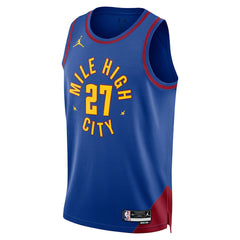 NBA - Jamal Murray Denver Nuggets Jordan Brand Unisex Swingman Jersey - Statement Editi- Blue