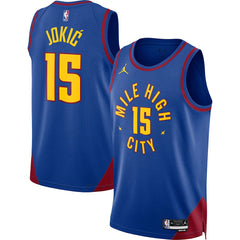 NBA - Nikola Jokic Denver Nuggets Jordan Brand Unisex Swingman Jersey - Statement Editi- Blue