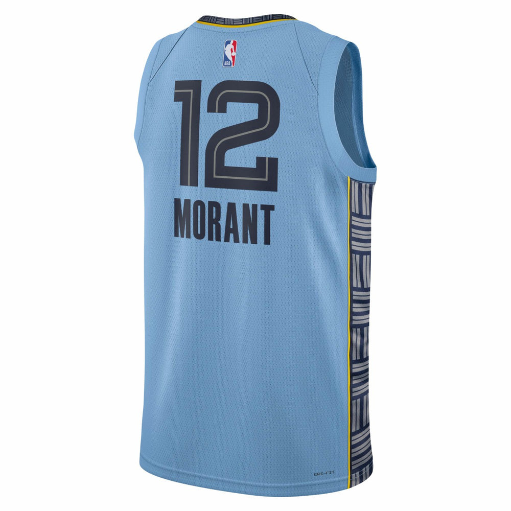 NBA - Ja Morant Memphis Grizzlies Jordan Brand Unisex Swingman Jersey - Statement Edition - Light Blue