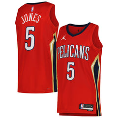NBA - Herbert Jones New Orleans Pelicans Jordan Brand Unisex Swingman Jersey - Statement Edition - Red