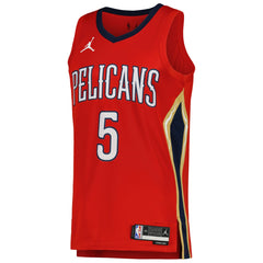 NBA - Herbert Jones New Orleans Pelicans Jordan Brand Unisex Swingman Jersey - Statement Edition - Red