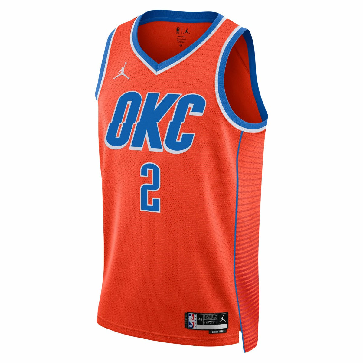 Shai Gilgeous-Alexander Oklahoma City Thunder Jordan Brand Unisex Swingman Jersey - Statement Edition - Orange for sale | NBA Jerseys