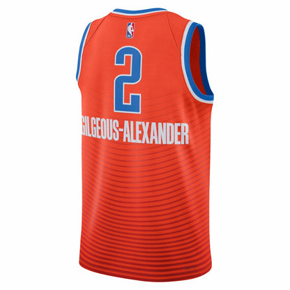 Shai Gilgeous-Alexander Oklahoma City Thunder Jordan Brand Unisex Swingman Jersey - Statement Edition - Orange for sale | NBA Jerseys