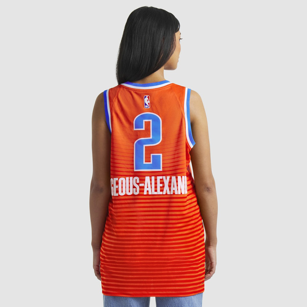 NBA - Shai Gilgeous-Alexander Oklahoma City Thunder Jordan Brand Unisex Swingman Jersey - Statement Edition - Orange