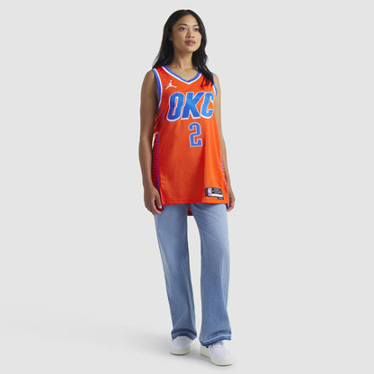 Shai Gilgeous-Alexander Oklahoma City Thunder Jordan Brand Unisex Swingman Jersey - Statement Edition - Orange for sale | NBA Jerseys