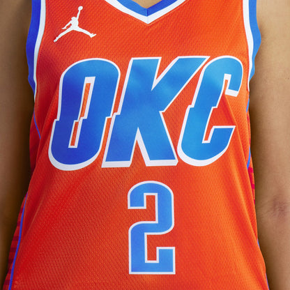 Shai Gilgeous-Alexander Oklahoma City Thunder Jordan Brand Unisex Swingman Jersey - Statement Edition - Orange for sale | NBA Jerseys