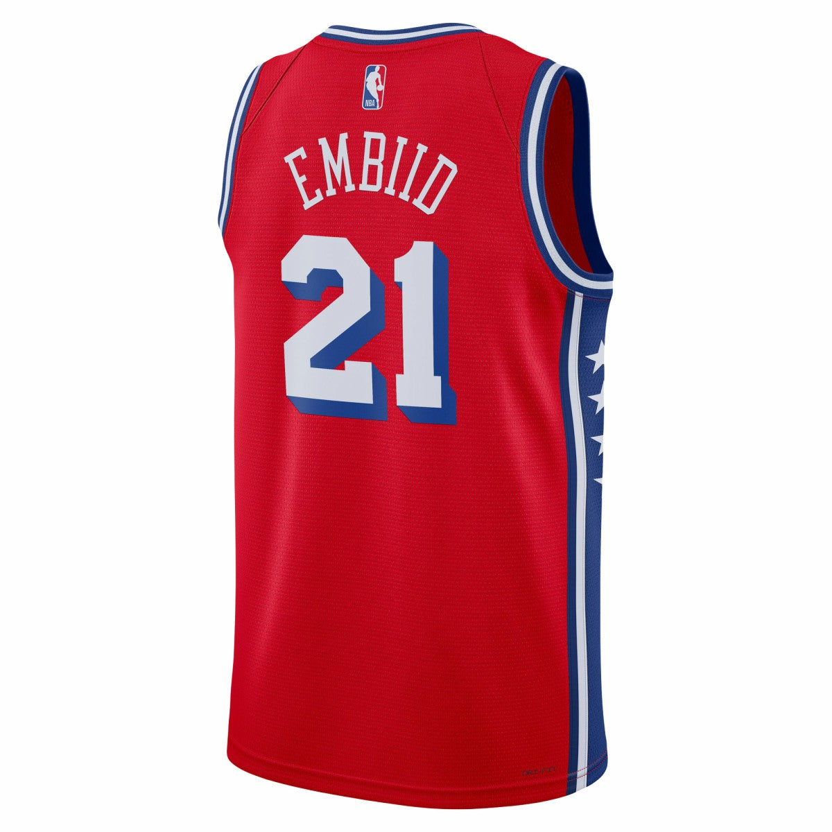 NBA - Joel Embiid Philadelphia 76ers Jordan Brand Unisex Swingman Jersey - Statement Edition - Red