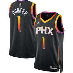 NBA - Devin Booker Phoenix Suns Jordan Brand Unisex Swingman Jersey - Statement Editi- Black