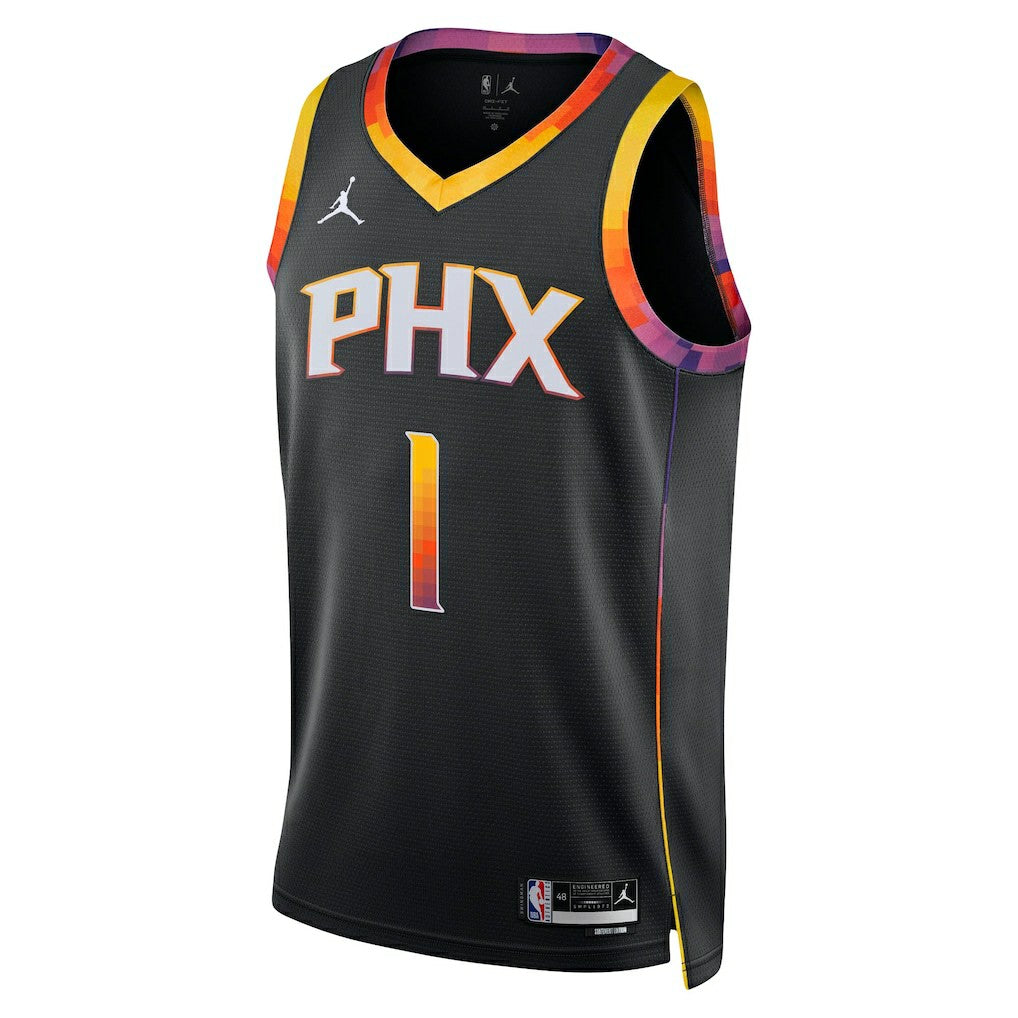NBA - Devin Booker Phoenix Suns Jordan Brand Unisex Swingman Jersey - Statement Editi- Black
