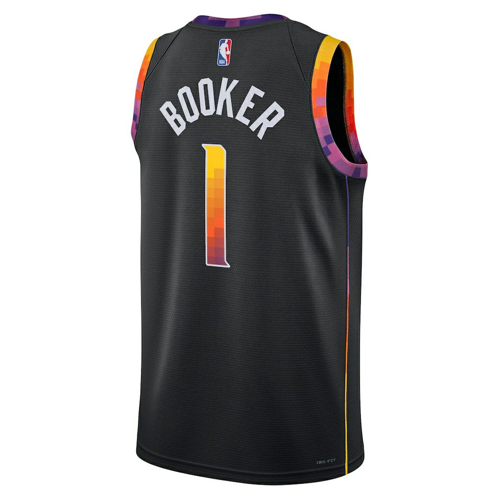 NBA - Devin Booker Phoenix Suns Jordan Brand Unisex Swingman Jersey - Statement Editi- Black