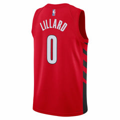 NBA - Damian Lillard Portland Trail Blazers Jordan Brand Unisex Swingman Jersey - Statement Edition - Red