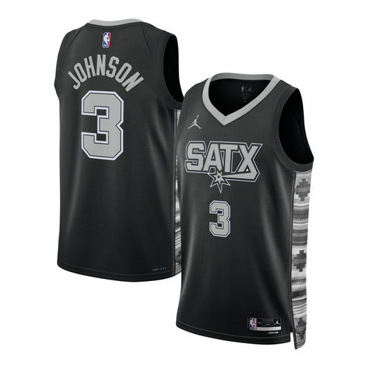 Keldon Johnson San Antonio Spurs Jordan Brand Unisex Swingman Jersey - Statement Edition - Black outlet | NBA Jerseys