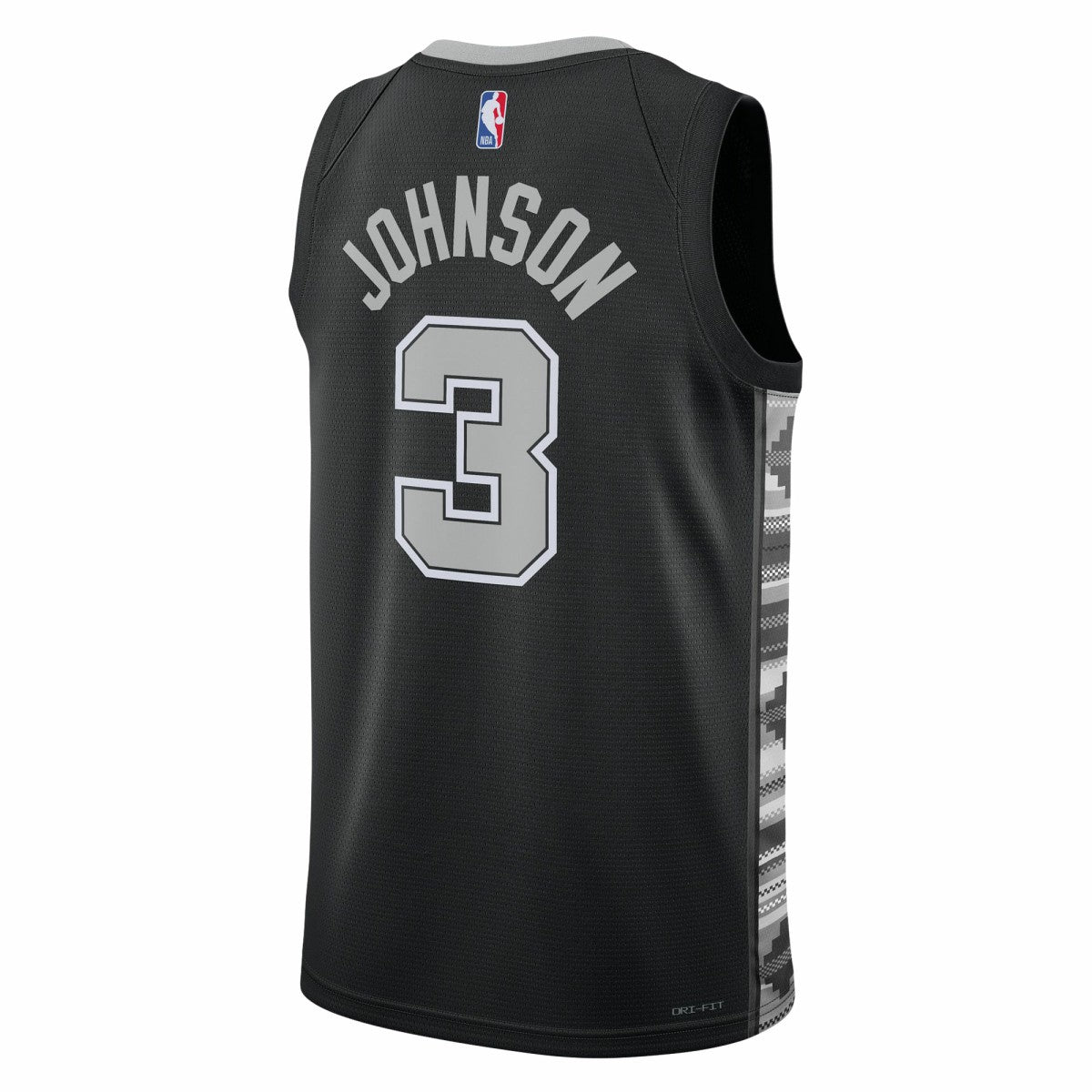 NBA - Keldon Johnson San Antonio Spurs Jordan Brand Unisex Swingman Jersey - Statement Edition - Black