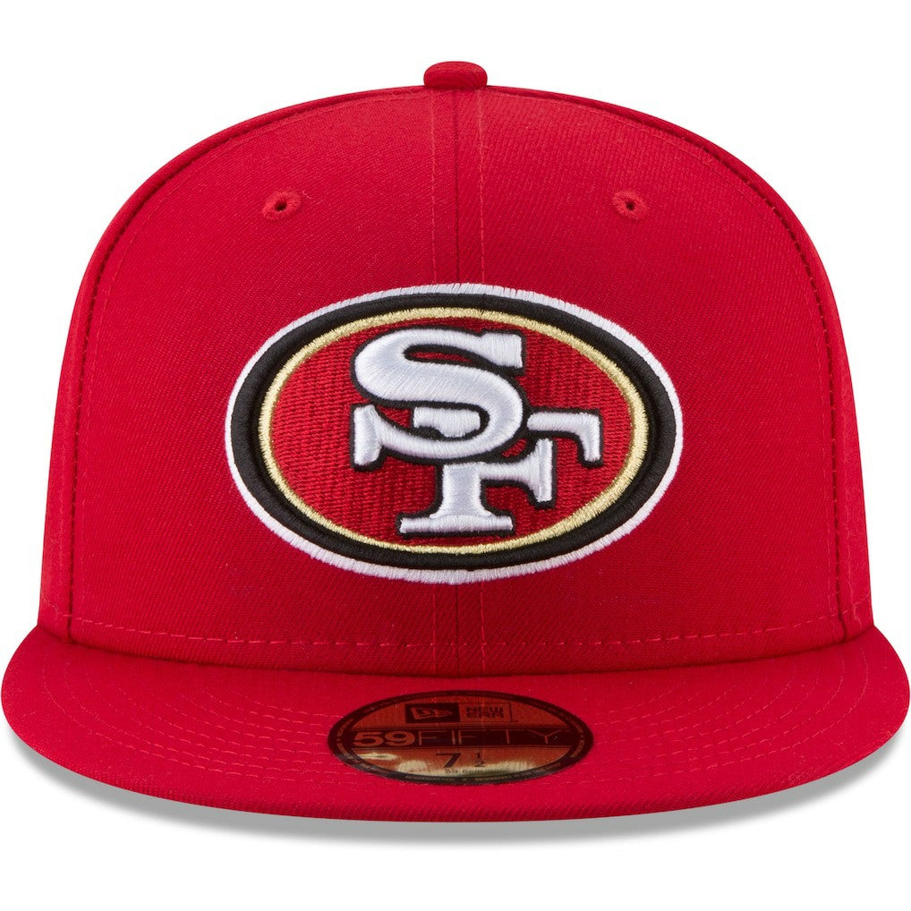 San Francisco 49ers New Era Team 59FIFTY Fitted Hat Scarlet - NFL