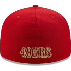 San Francisco 49ers New Era Team 59FIFTY Fitted Hat Scarlet - NFL