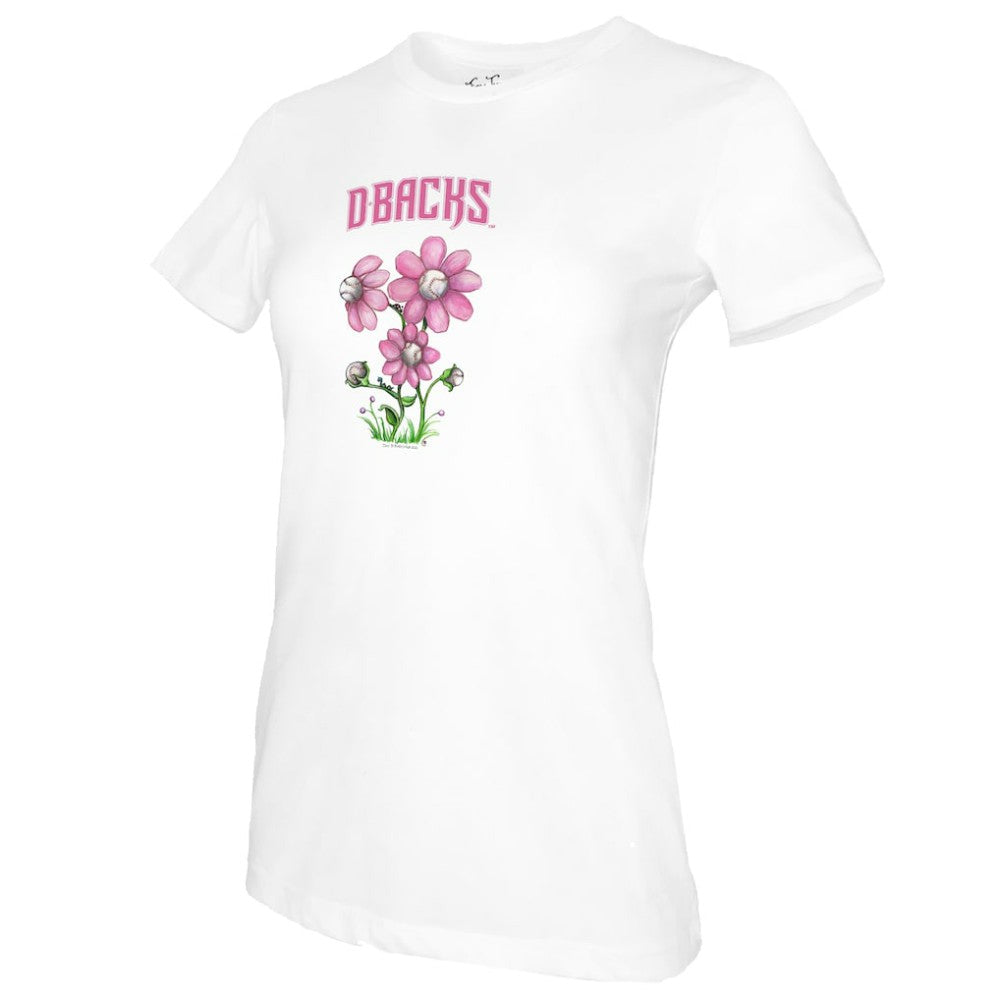 Arizona Diamondbacks Tiny Turnip Women's Blooming Baseballs T-Shirt Near Me