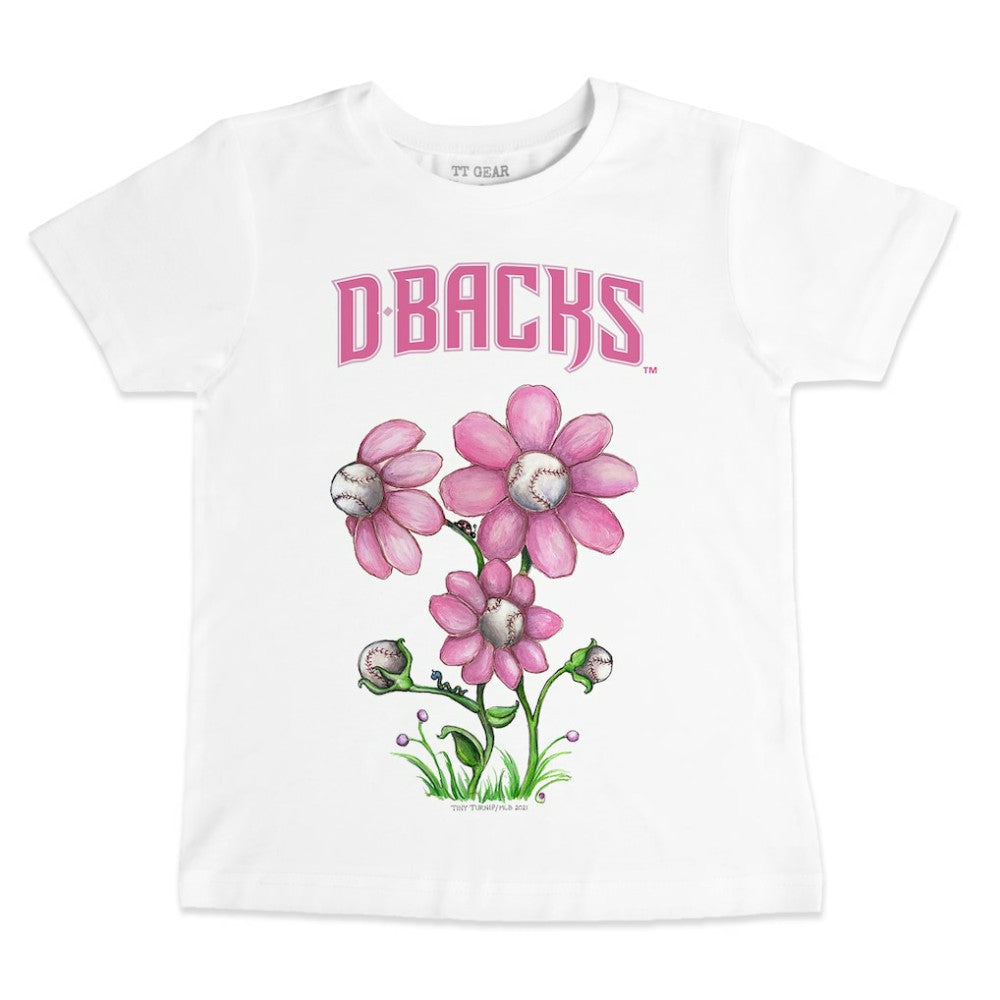 Arizona Diamondbacks Tiny Turnip Youth Blooming Baseballs T-Shirt Lifestyle