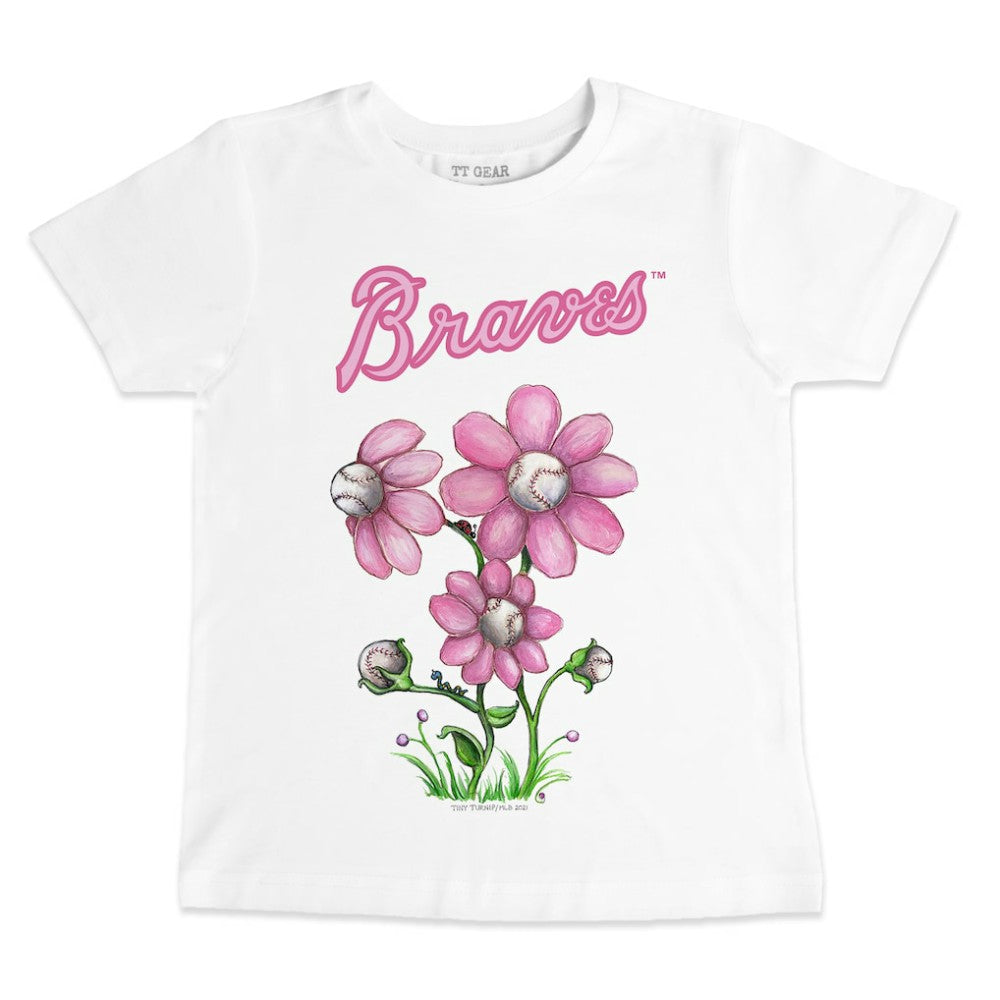 Atlanta Braves Tiny Turnip Youth Blooming Baseballs T-Shirt discount