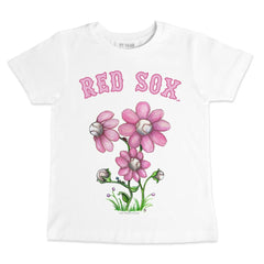 Boston Red Sox Tiny Turnip Youth Blooming Baseballs T-Shirt Sale