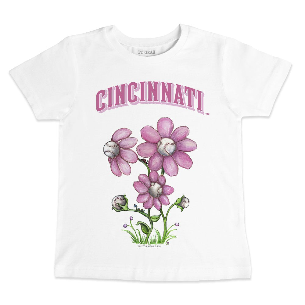 Cincinnati Reds Tiny Turnip Youth Blooming Baseballs T-Shirt Online