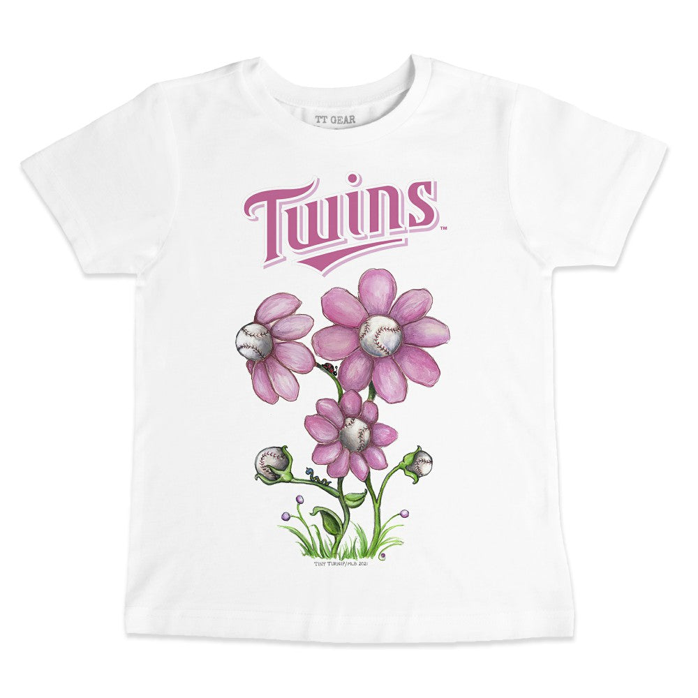 Minnesota Twins Tiny Turnip Youth Blooming Baseballs T-Shirt On Sale