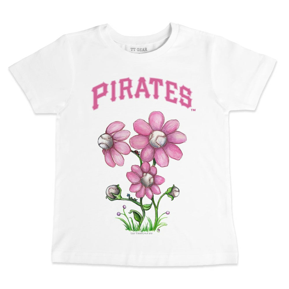Pittsburgh Pirates Tiny Turnip Youth Blooming Baseballs T-Shirt discount