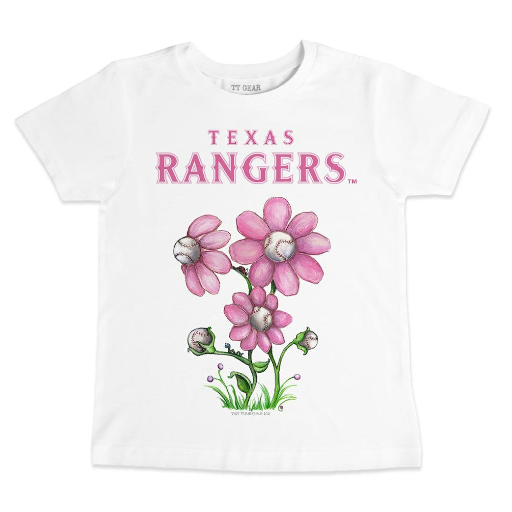 Texas Rangers Tiny Turnip Youth Blooming Baseballs T-Shirt discount