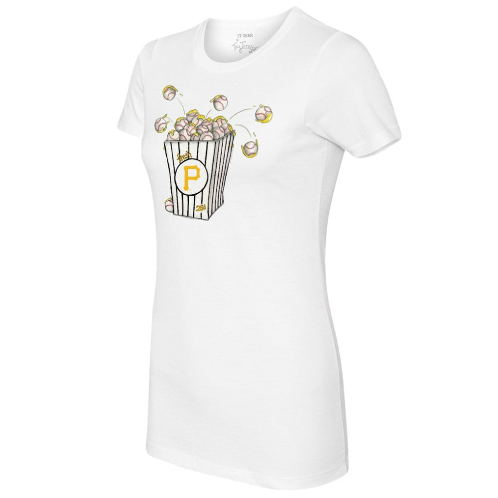 Pittsburgh Pirates Tiny Turnip Women's Popcorn T-Shirt for sale