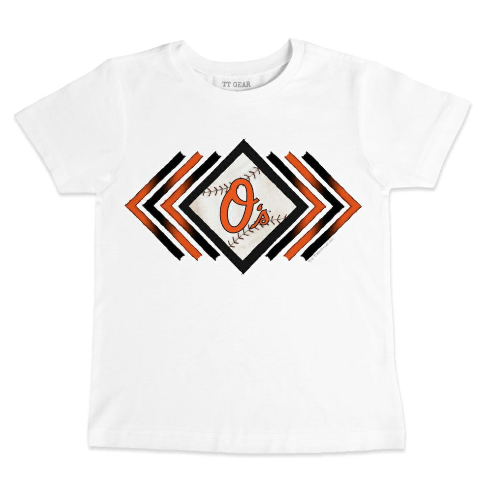Baltimore Orioles Tiny Turnip Youth Prism Arrows T-Shirt On Sale
