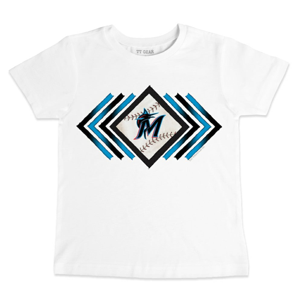 Miami Marlins Tiny Turnip Youth Prism Arrows T-Shirt Lifestyle