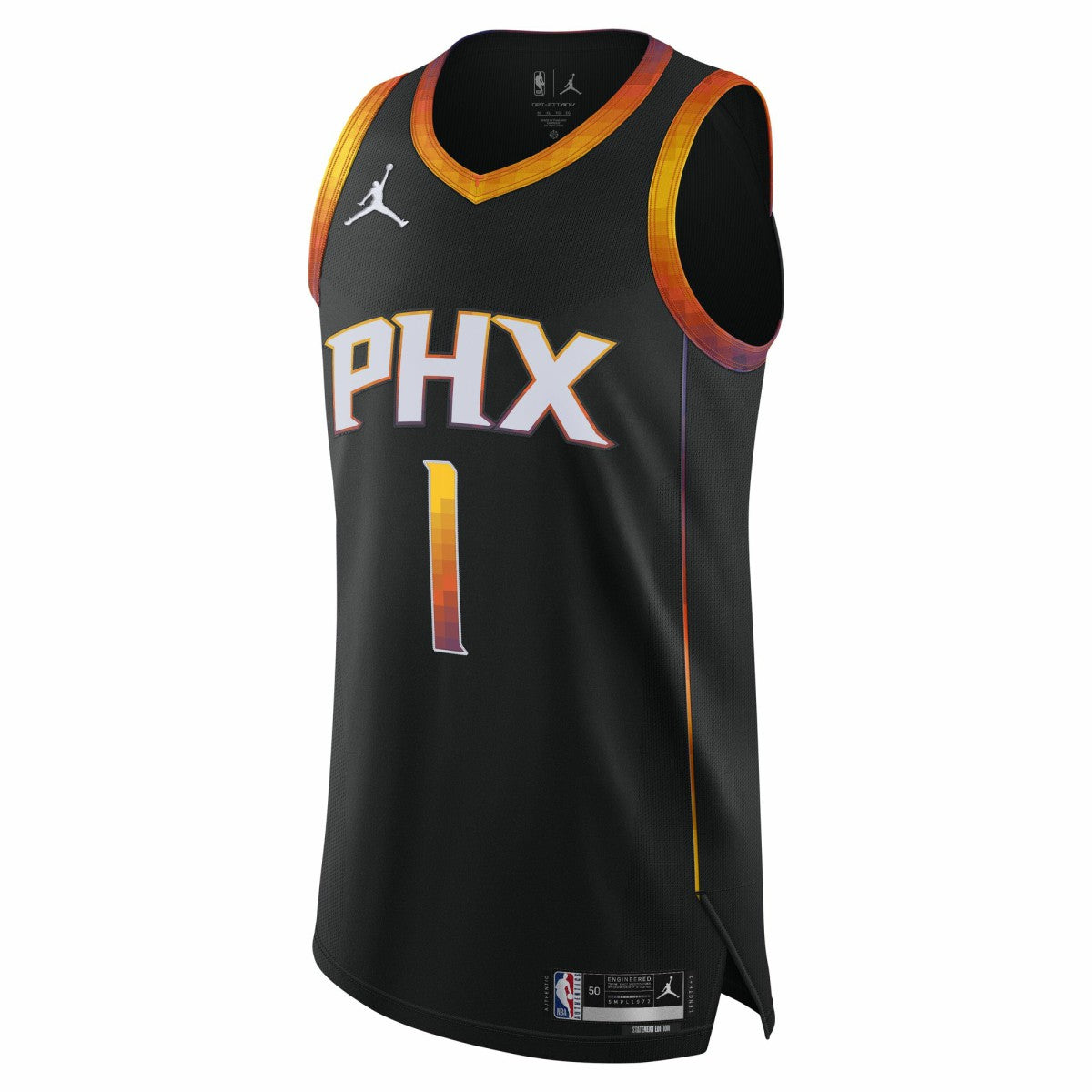 NBA - Devin Booker Phoenix Suns Jordan Brand Authentic Player Jersey - Statement Edition - Black