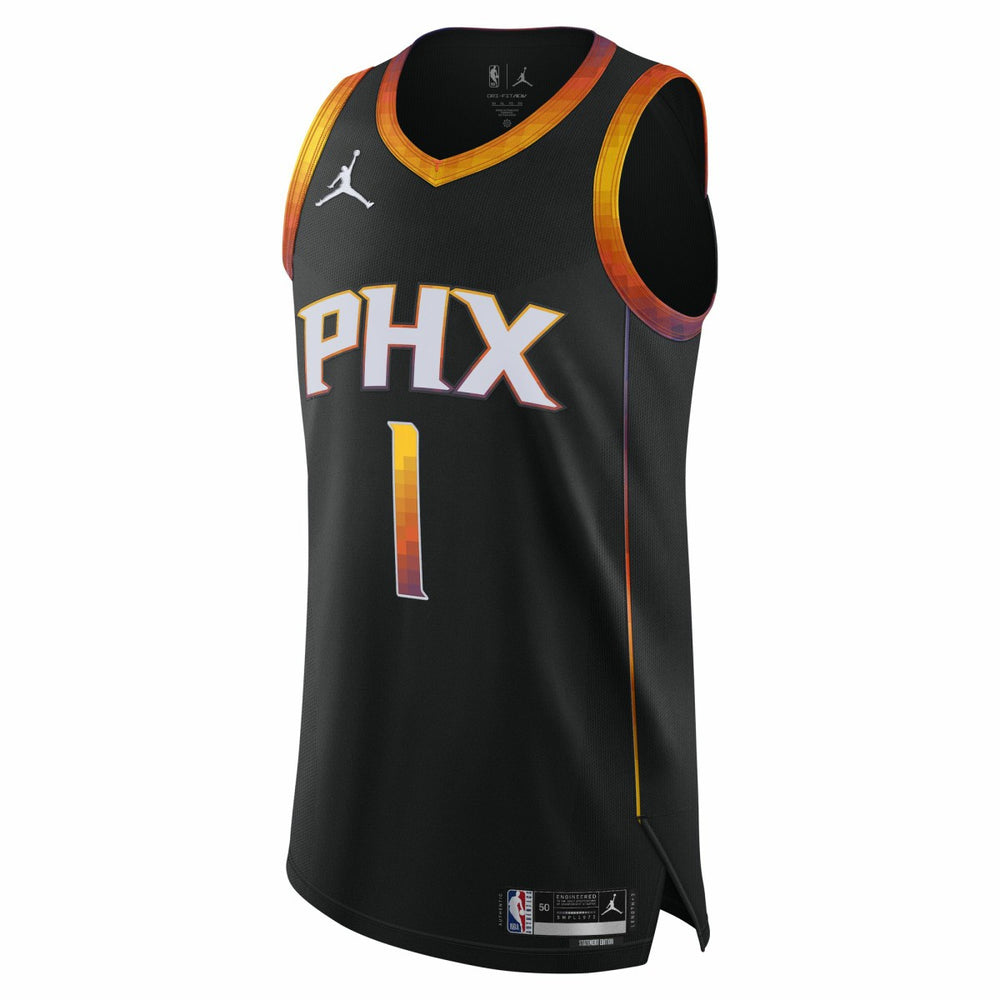 NBA - Devin Booker Phoenix Suns Jordan Brand Authentic Player Jersey - Statement Edition - Black